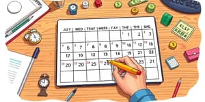Elabora un calendario para tus pagos mensuales