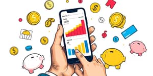Utiliza apps para monitorizar tus gastos y ahorros