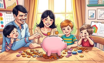 Enseña a tus hijos hábitos financieros positivos