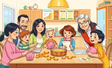 Incluye la educación financiera en tu rutina familiar