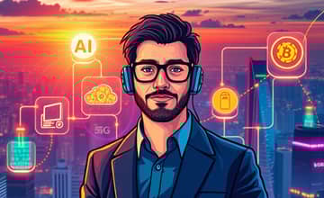 Fondo temático de tecnología