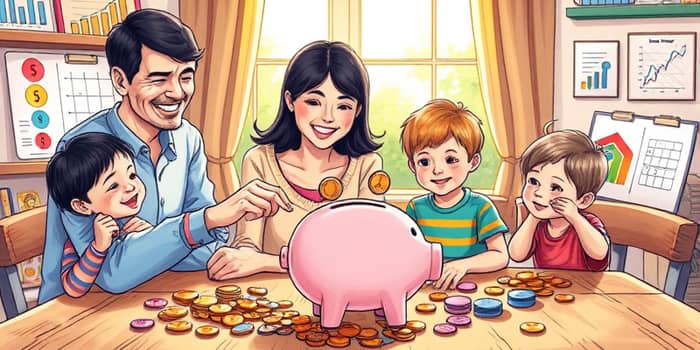 Enseña a tus hijos hábitos financieros positivos