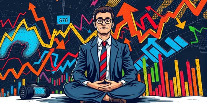 Mantén la calma durante caídas del mercado